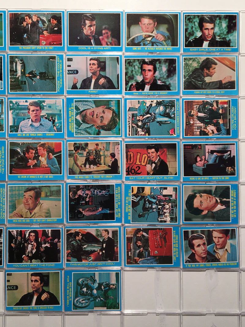 Happy Days TV Show Vintage Trading Card Set 44 Cards/11 Stickers Topps 1976   - TvMovieCards.com
