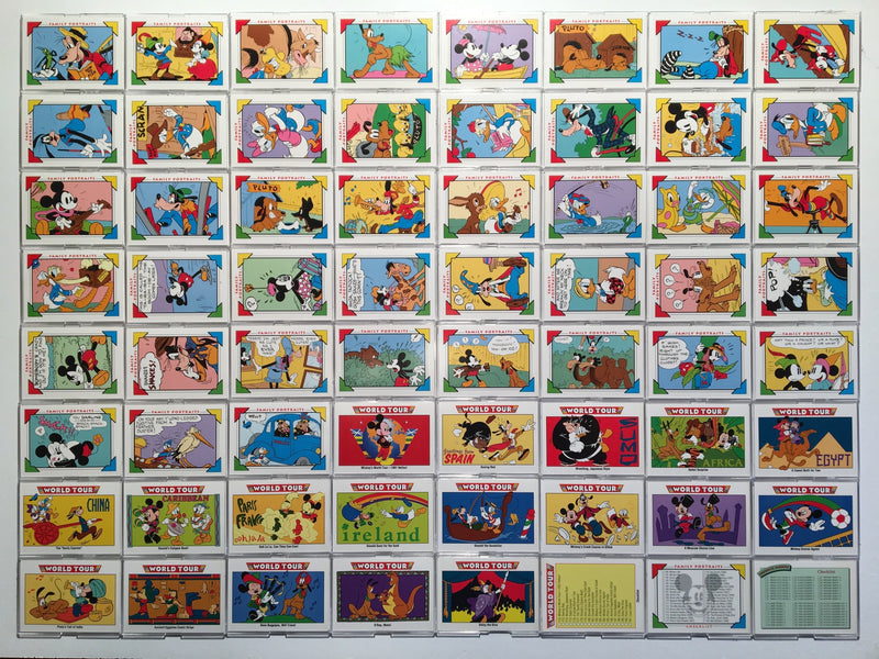 Disney Collector Cards Series 1 Base Trading Card Set 210 Cards Impel 1991 - TvMovieCards.com
