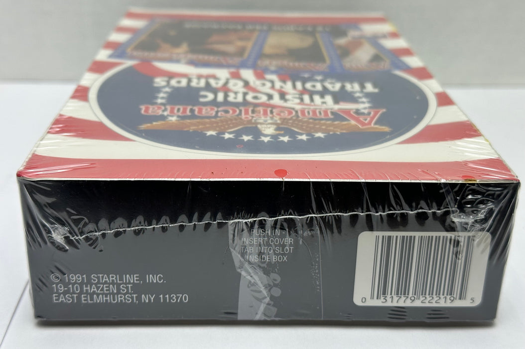 1991 Americana Historic Trading Card Box Starline Factory Sealed 36 Packs   - TvMovieCards.com