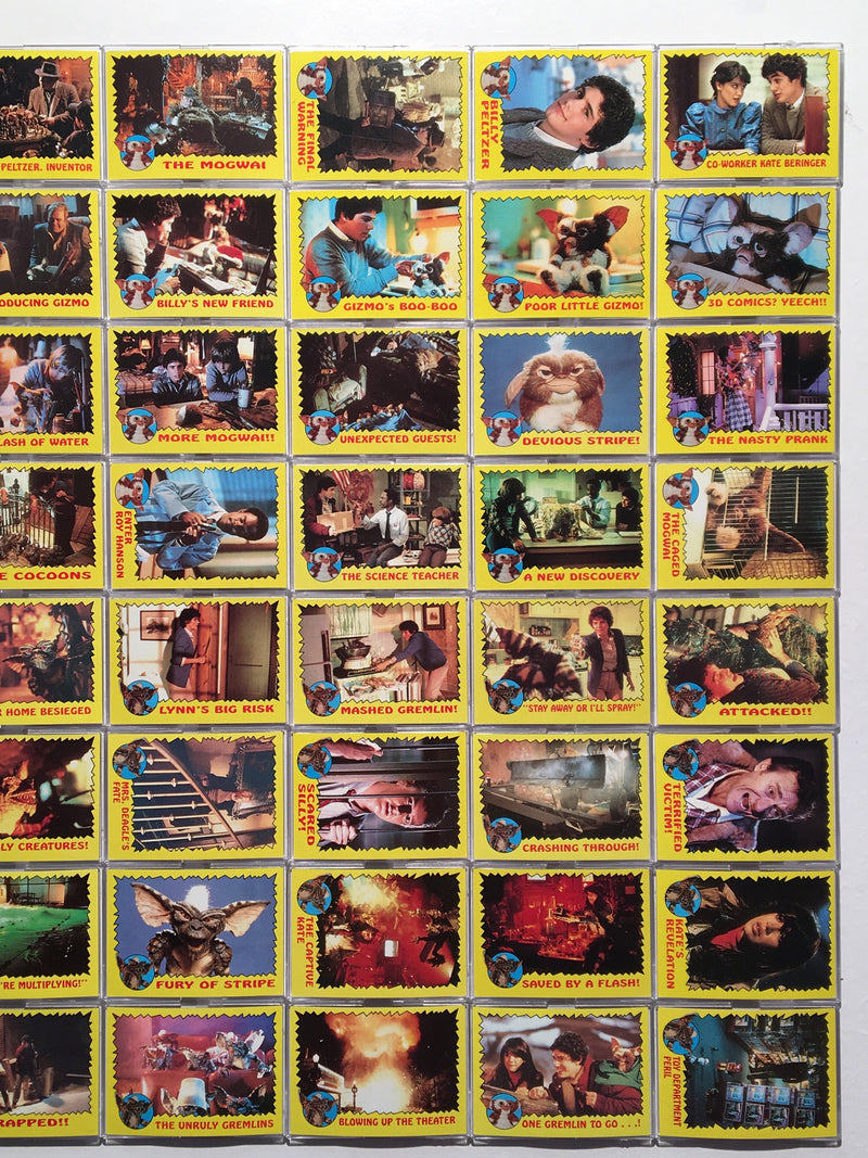 Gremlins 1 Movie Vintage Base Card Set 82 Cards and 11 Stickers 1984 Topps - TvMovieCards.com