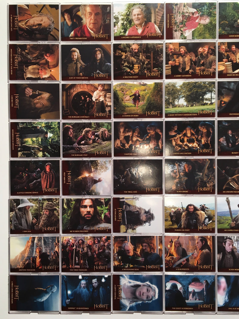 Hobbit An Unexpected Journey Base Card Set 101 Cards Cryptozoic 2014   - TvMovieCards.com