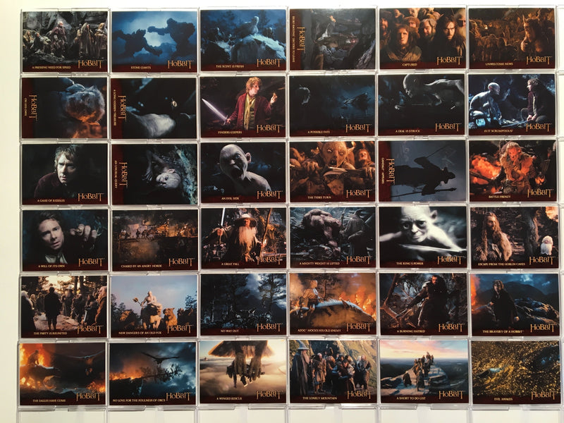 Hobbit An Unexpected Journey Base Card Set 101 Cards Cryptozoic 2014   - TvMovieCards.com