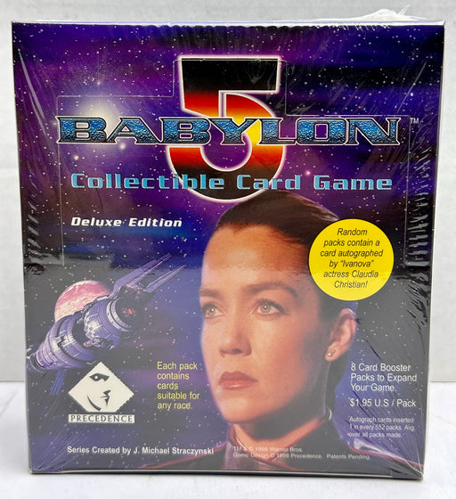 babylon 5 ccg booster box Babylon 5 Deluxe Edition CCG Booster Game 24 Sealed Card Box — TvMovieCards.com