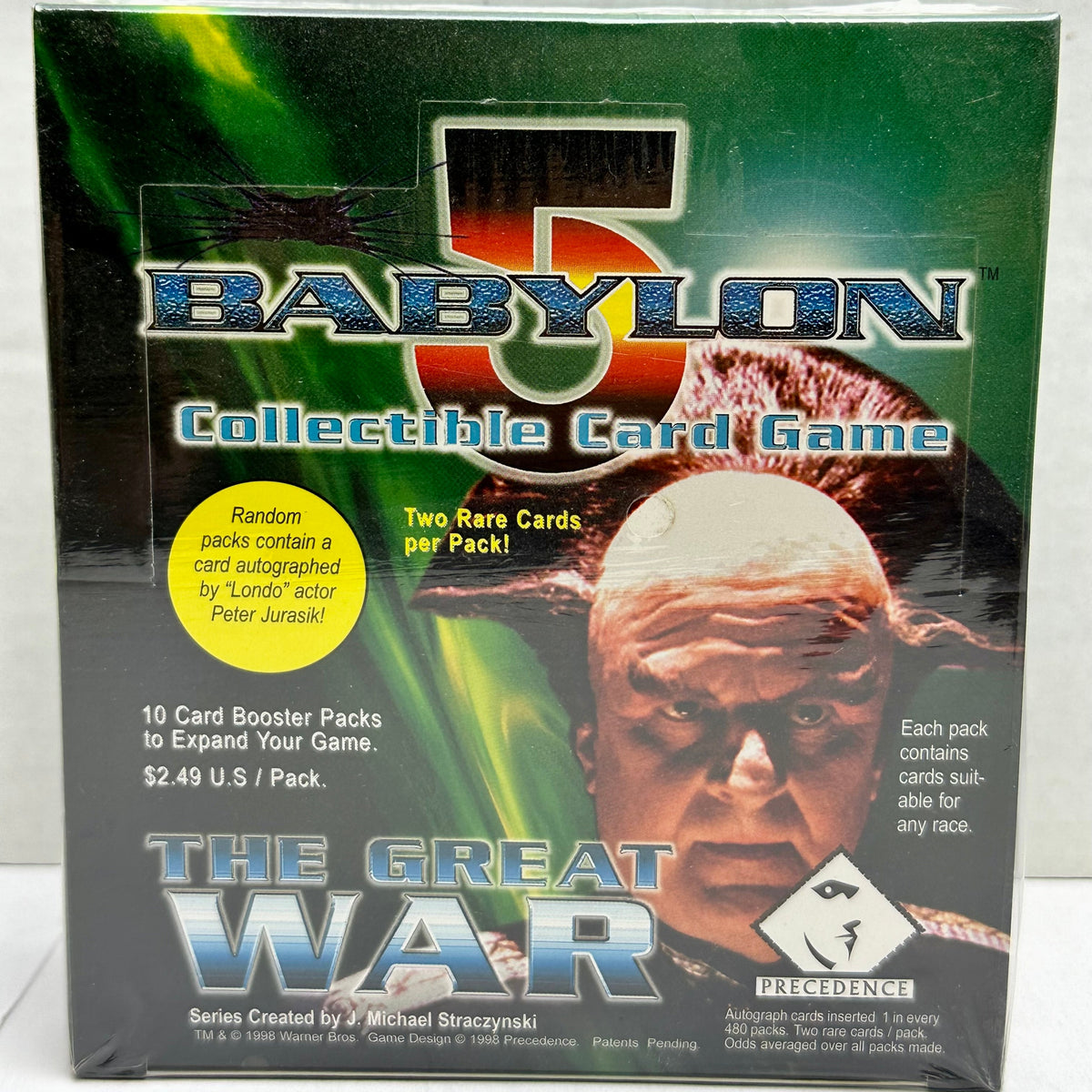 Babylon 5 The Great War CCG Booster Game Card Box Sealed 1998 —
