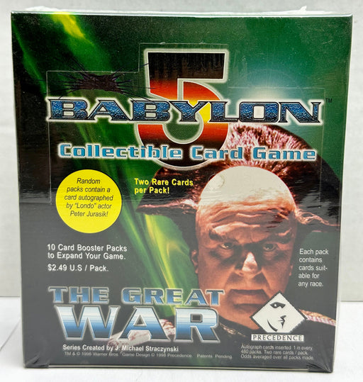 babylon 5 ccg booster box Babylon 5 The Great War CCG Booster Game Card Box Sealed 1998 — TvMovieCards.com