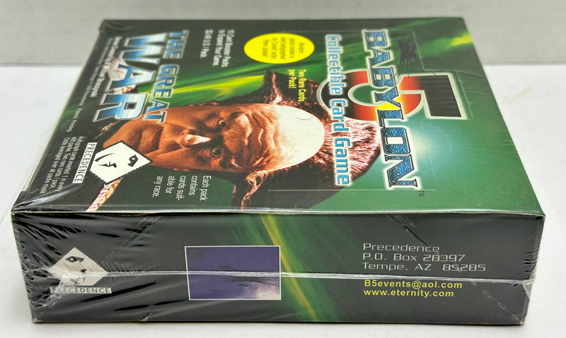 Babylon 5 The Great War CCG Booster Game Card Box Sealed 1998   - TvMovieCards.com