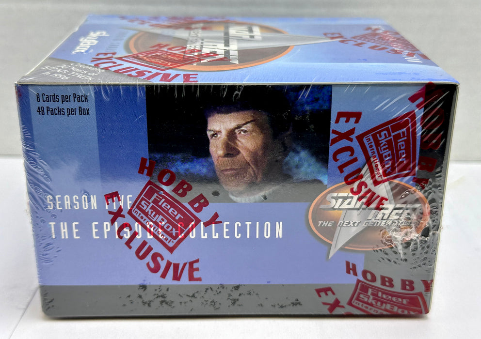 1996 Star Trek The Next Generation TNG Episodes Season 5 Trading Card Box 48ct   - TvMovieCards.com
