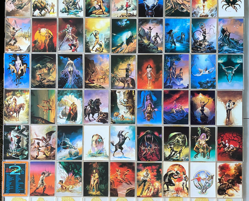 Boris Vallejo Series 2 Base Trading Card Set 90 Cards 1992 Comic Images   - TvMovieCards.com