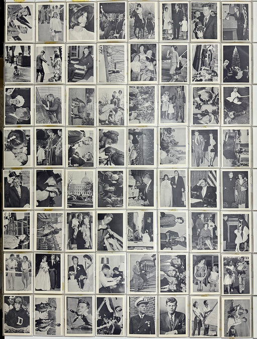 President John F. Kennedy JFK Vintage Trading Card Set 64/64 Cards Rosan 1963   - TvMovieCards.com