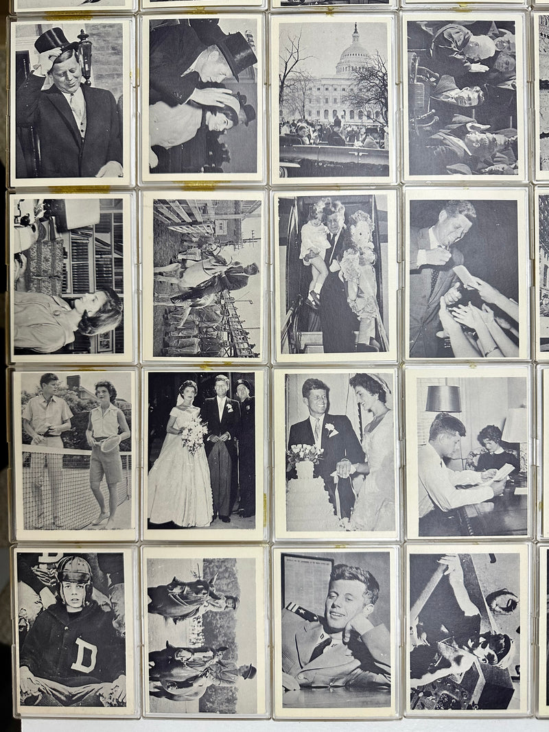 President John F. Kennedy JFK Vintage Trading Card Set 64/64 Cards Rosan 1963   - TvMovieCards.com