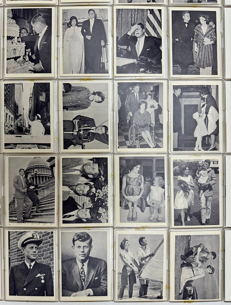 President John F. Kennedy JFK Vintage Trading Card Set 64/64 Cards Rosan 1963   - TvMovieCards.com