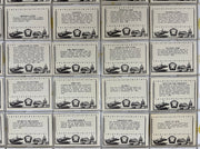 President John F. Kennedy JFK Vintage Trading Card Set 64/64 Cards Rosan 1963   - TvMovieCards.com
