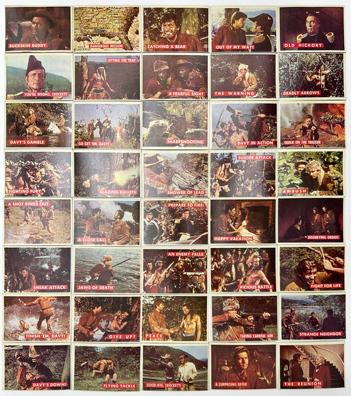 1956 Davy Crockett Series 1 Green Back Trading Card Set of 80 Cards Topps   - TvMovieCards.com