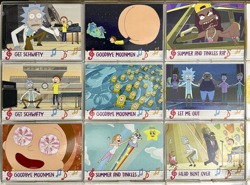 2019 Rick and Morty Season 2 Face the Music Chase Card Set M01-M09   - TvMovieCards.com