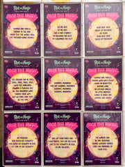 2019 Rick and Morty Season 2 Face the Music Chase Card Set M01-M09   - TvMovieCards.com