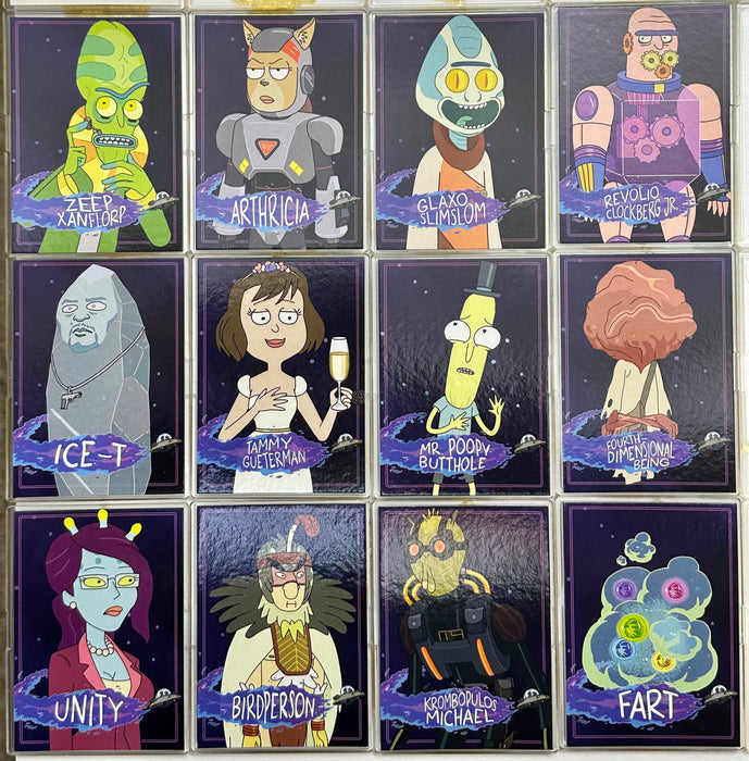 2019 Rick and Morty Season 2 Characters Chase Card Set C1-C12   - TvMovieCards.com