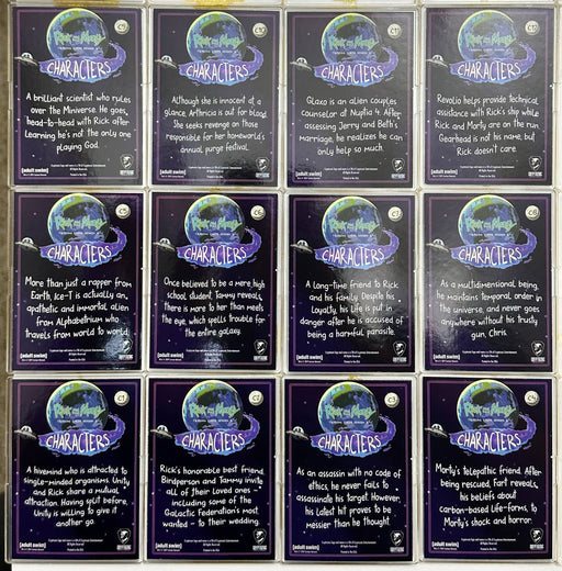 2019 Rick and Morty Season 2 Characters Chase Card Set C1-C12   - TvMovieCards.com