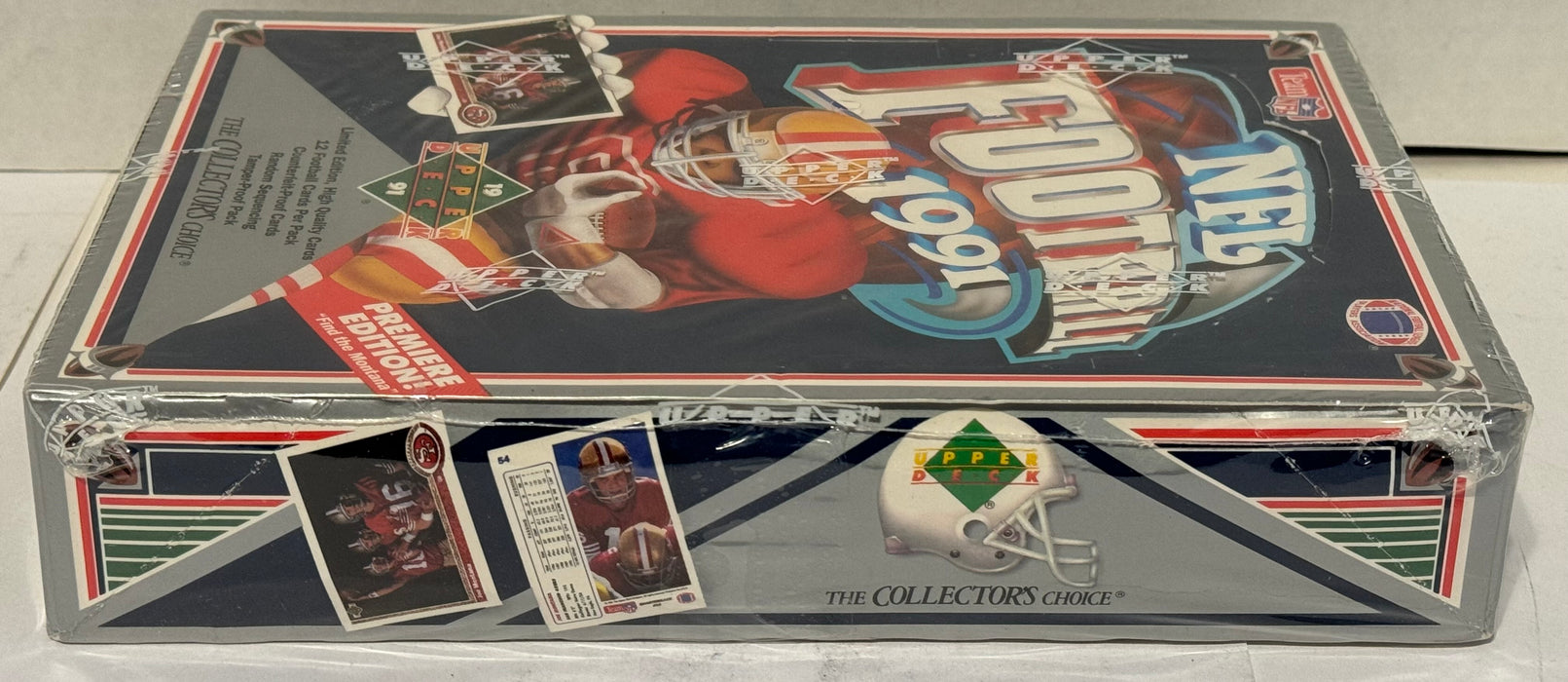 1991 Upper Deck NFL Football Premiere Edition Trading Card Box 36ct Sealed   - TvMovieCards.com