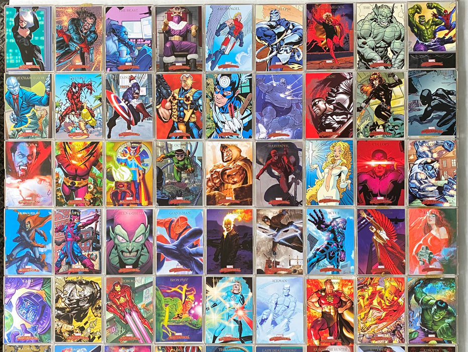 Marvel Masterpieces Series 1 Card Set Upper Deck 2007 90 Cards   - TvMovieCards.com