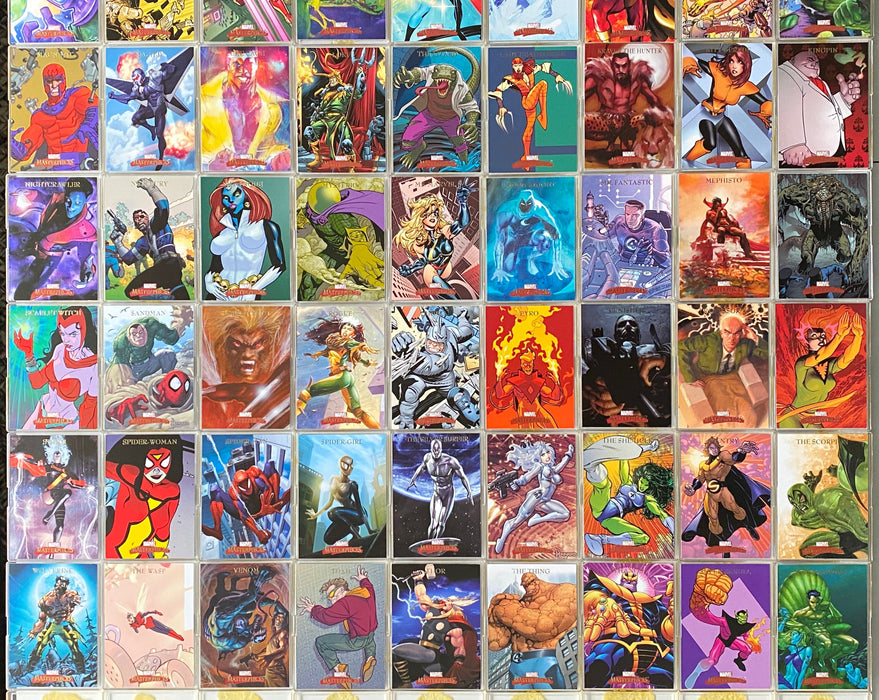 Marvel Masterpieces Series 1 Card Set Upper Deck 2007 90 Cards   - TvMovieCards.com