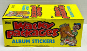 Wacky Packages 1986 Album Stickers Card Box 100 Sealed Packs X-out Topps - TvMovieCards.com
