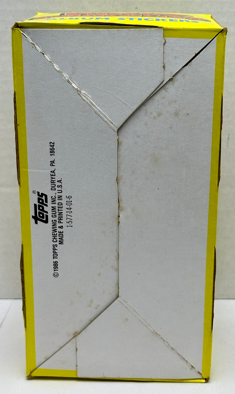 Wacky Packages 1986 Album Stickers Card Box 100 Sealed Packs X-out Topps - TvMovieCards.com