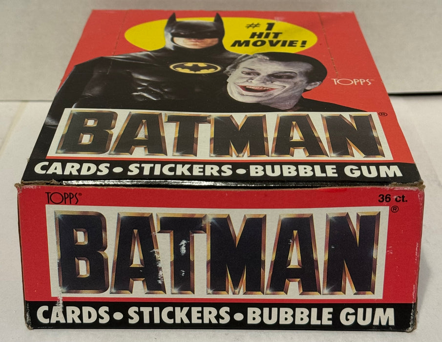 Batman Movie Series 1 Vintage Trading Wax Trading Card Box 36 Packs Topps 1989   - TvMovieCards.com