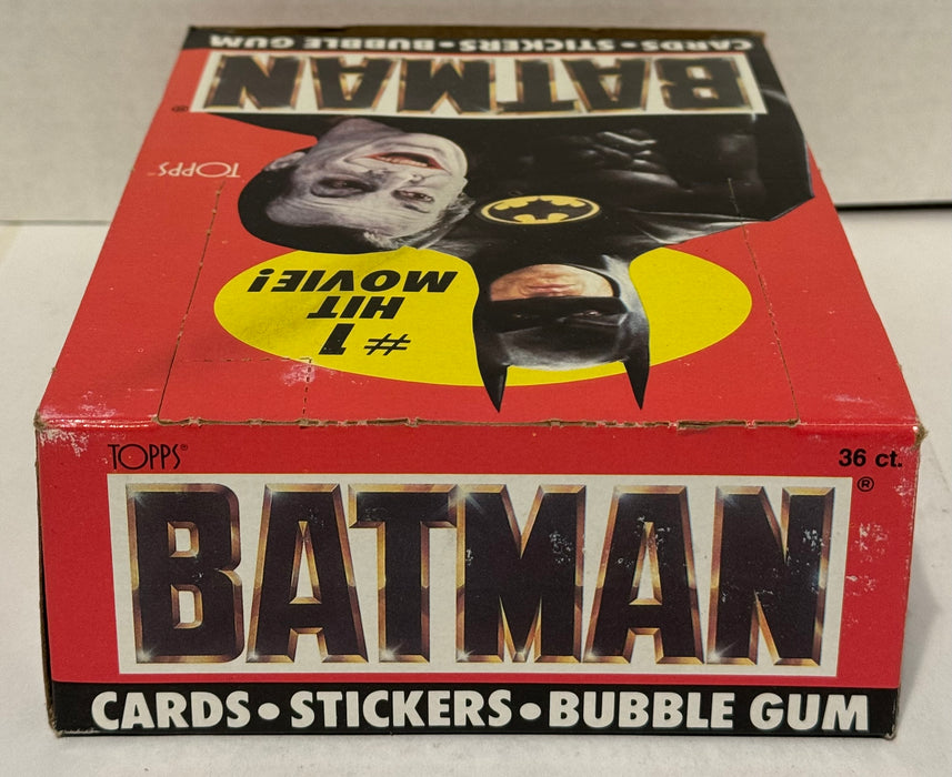 Batman Movie Series 1 Vintage Trading Wax Trading Card Box 36 Packs Topps 1989   - TvMovieCards.com