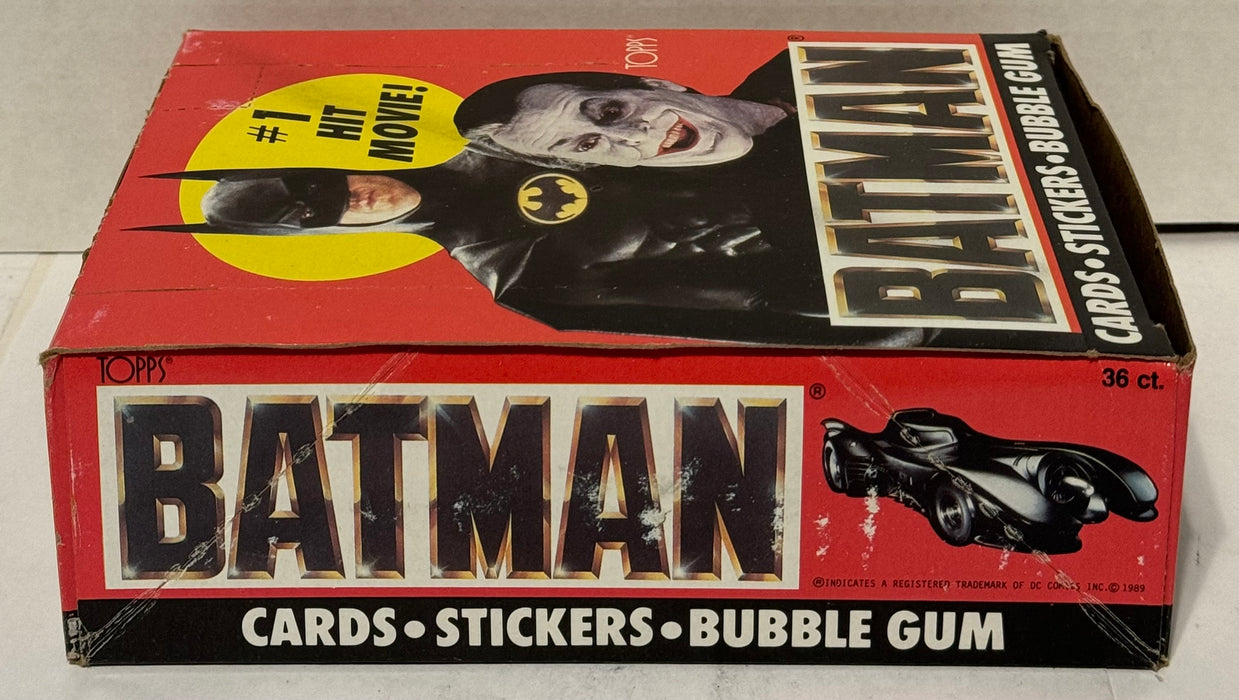 Batman Movie Series 1 Vintage Trading Wax Trading Card Box 36 Packs Topps 1989   - TvMovieCards.com