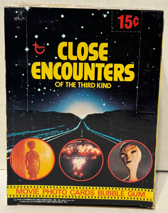 1978 Close Encounters Third Kind Wax Vintage Trading Card Box 36 Packs Topps   - TvMovieCards.com