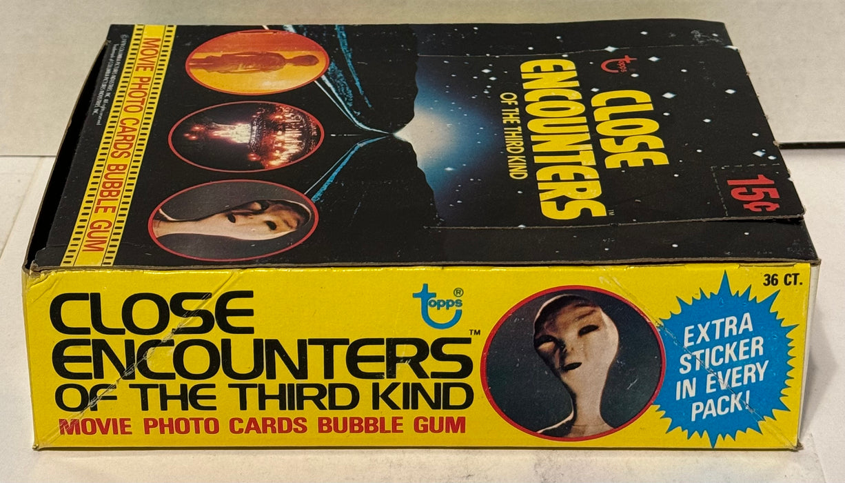 1978 Close Encounters Third Kind Wax Vintage Trading Card Box 36 Packs Topps   - TvMovieCards.com