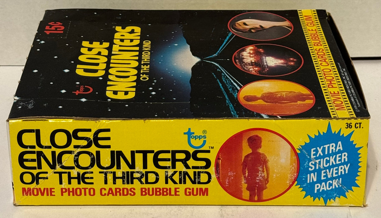 1978 Close Encounters Third Kind Wax Vintage Trading Card Box 36 Packs Topps   - TvMovieCards.com