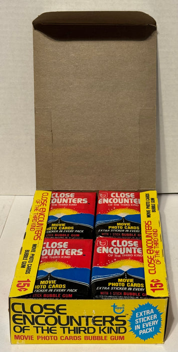 1978 Close Encounters Third Kind Wax Vintage Trading Card Box 36 Packs Topps   - TvMovieCards.com