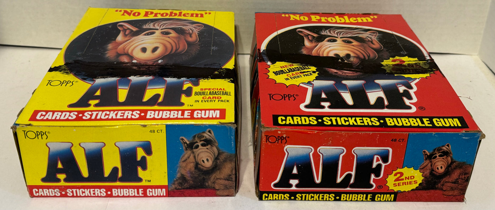 Alf Series 1 & 2 US of Alf Wax Trading Card Box 144 Packs Topps 1987 FULL   - TvMovieCards.com