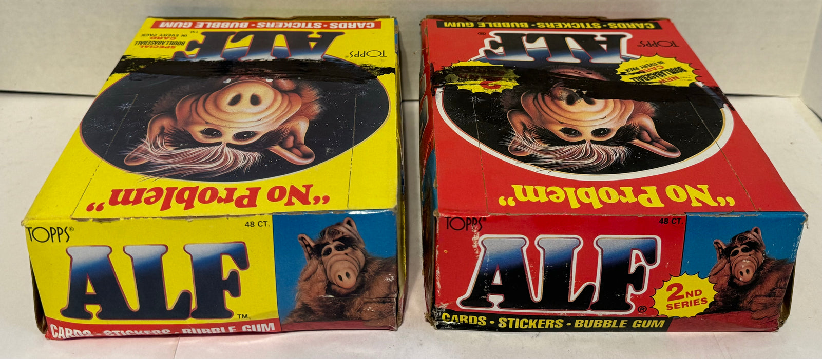 Alf Series 1 & 2 US of Alf Wax Trading Card Box 144 Packs Topps 1987 FULL   - TvMovieCards.com