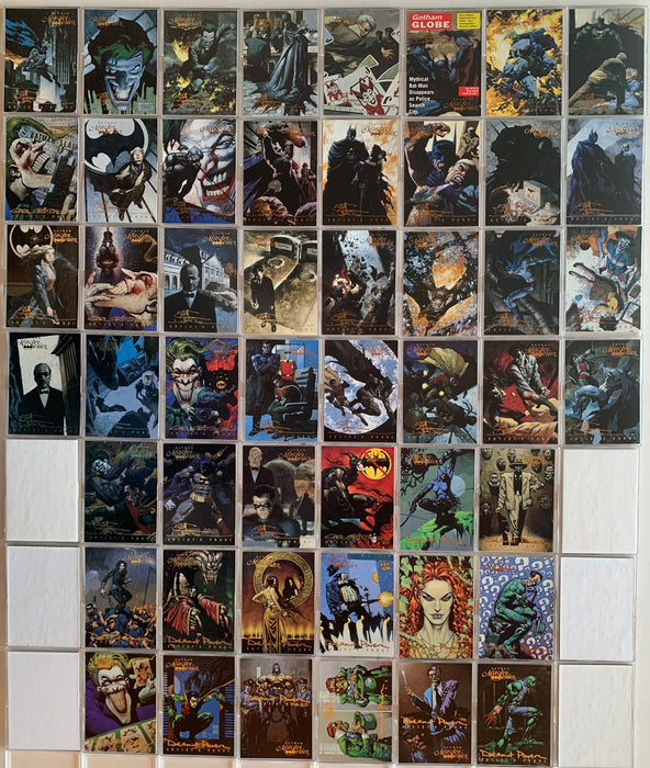 Batman Master Series Artist's Proof Gold Chase Card Set 90 Cards SkyBox 1996   - TvMovieCards.com