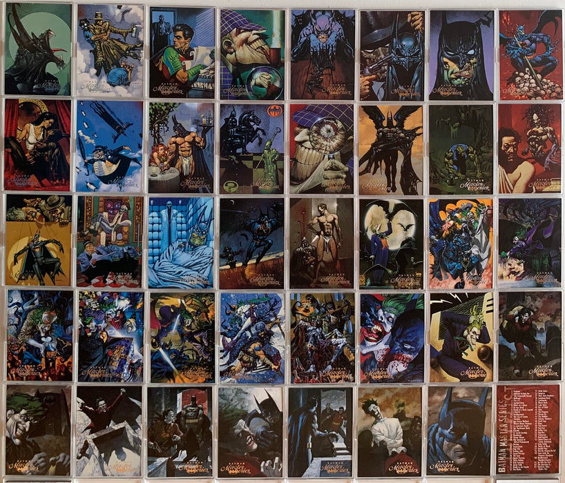 Batman Master Series Base Card Set 90 Cards SkyBox 1996   - TvMovieCards.com