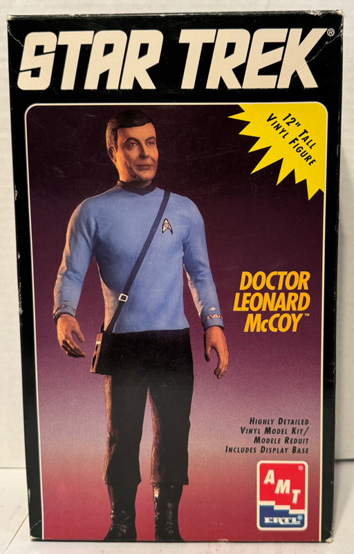 1994 AMT/ERTL Star Trek Doctor Lenard McCoy 12" Vinyl Model Figure Kit   - TvMovieCards.com