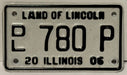 2006 Illinois Motorcycle Dealer Dealership License Plate DL 780P Harley Davidson   - TvMovieCards.com