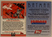 2 Batman Animated Series 1  + 2 Promo Cards Topps 1993   - TvMovieCards.com