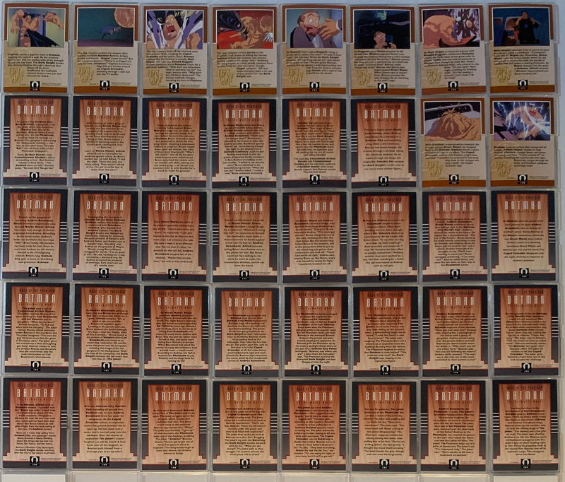 Batman Animated Series 2 Base Card Set 90 Cards Topps 1993   - TvMovieCards.com