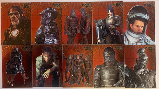 Planet of the Apes Movie Foil Embossed Chase Card Set 10 Cards F1 - F10 2001 Topps   - TvMovieCards.com
