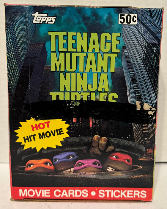 1990 Teenage Mutant Ninja Turtles Movie Series 1 Vintage Card Box 36 Packs Topps   - TvMovieCards.com