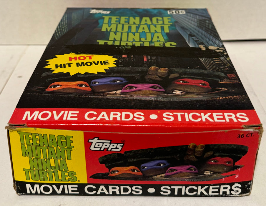 1990 Teenage Mutant Ninja Turtles Movie Series 1 Vintage Card Box 36 Packs Topps   - TvMovieCards.com