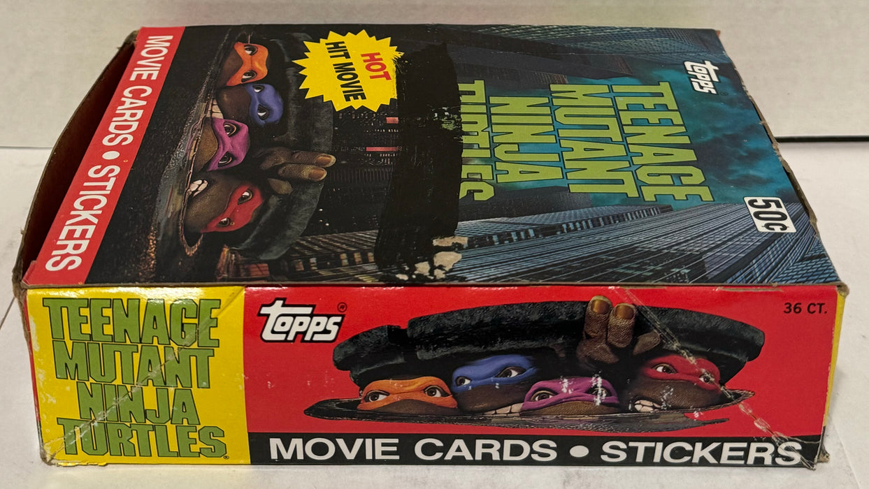 1990 Teenage Mutant Ninja Turtles Movie Series 1 Vintage Card Box 36 Packs Topps   - TvMovieCards.com