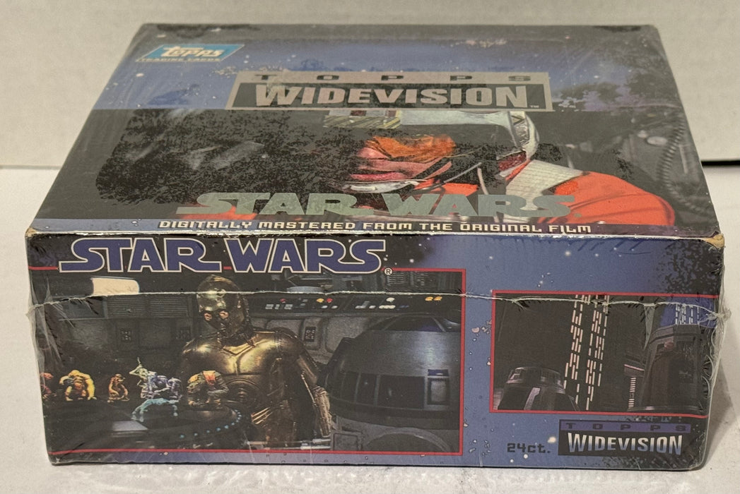 Star Wars "A New Hope" Widevision Trading Card Box 24ct Topps 1995 Sealed   - TvMovieCards.com