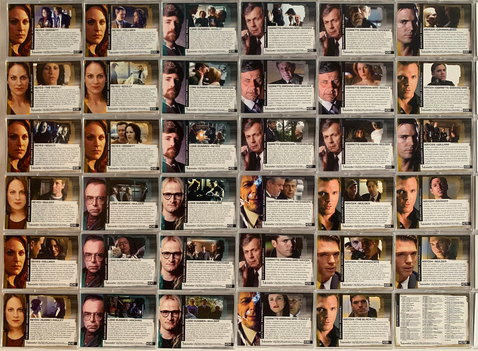 X-Files Connections Base Parallel Card Set 72 Cards Topps 2005   - TvMovieCards.com