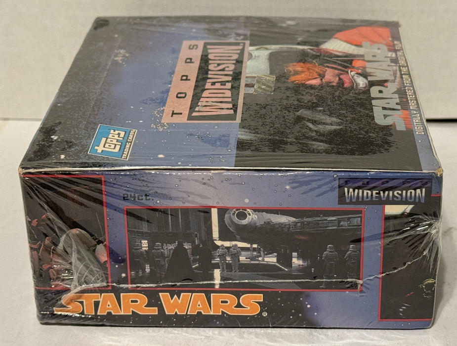 Star Wars "A New Hope" Widevision Trading Card Box 24ct Topps 1995 Sealed   - TvMovieCards.com