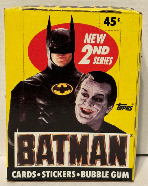 Batman Movie Series 2 Vintage Trading Wax Card Box 36 Packs Topps 1989   - TvMovieCards.com