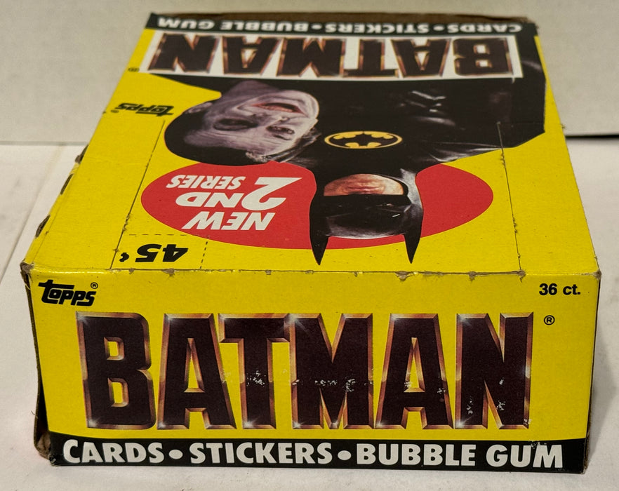 Batman Movie Series 2 Vintage Trading Wax Card Box 36 Packs Topps 1989   - TvMovieCards.com